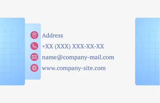 Cardiologist's business card template