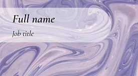 Abstract business card template of a manicure master