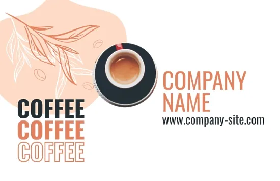 Barista business card template