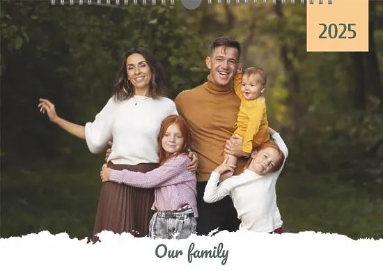 Our family calendar template