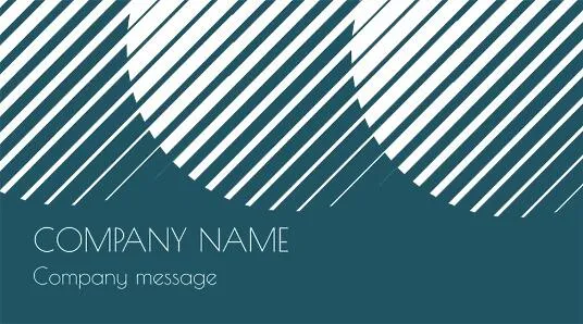 Universal business card template