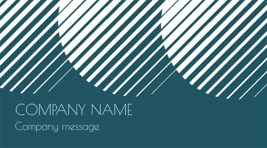 Universal business card template