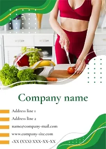 Eco-products store calendar template