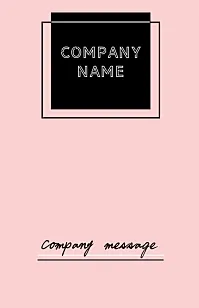 Beauty salon business card template