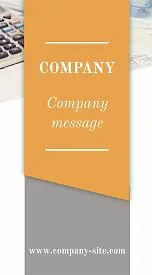 Accountant's business card template