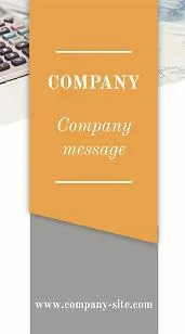 Accountant's business card template