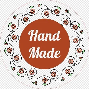 Label template for handicrafts