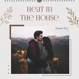 Lovers calendar Template