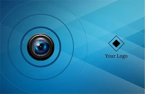 Lens store business card template