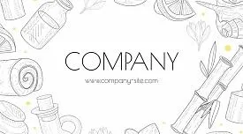 Souvenir shop business card template