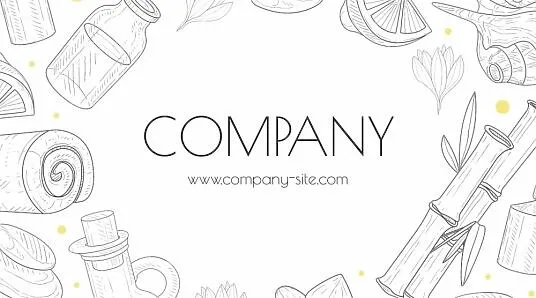 Souvenir shop business card template
