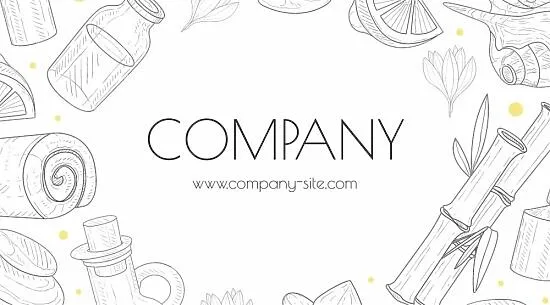 Souvenir shop business card template
