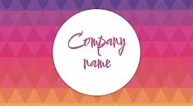 Universal business card template 