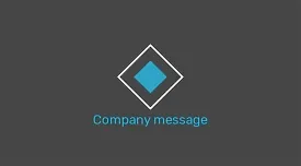 Template for a simple stylish business card