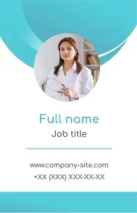 Doctor's business card template