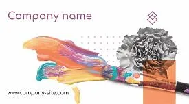 Art School business card template