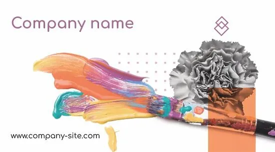 Art School business card template