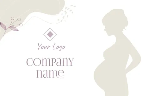 Gynecologist's business card template