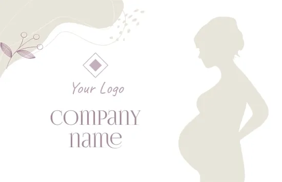 Gynecologist's business card template