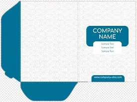 Abstract Paper Folder Template