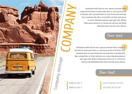 Travel Agency poster Template