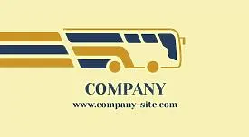 Transportation company business card template