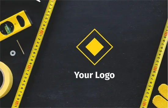 Repairman's business card template