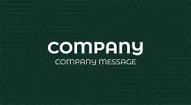 Strict business card template with abstract background