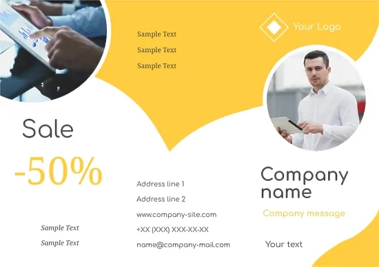 Consulting company booklet template