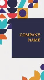 Stylish business card template