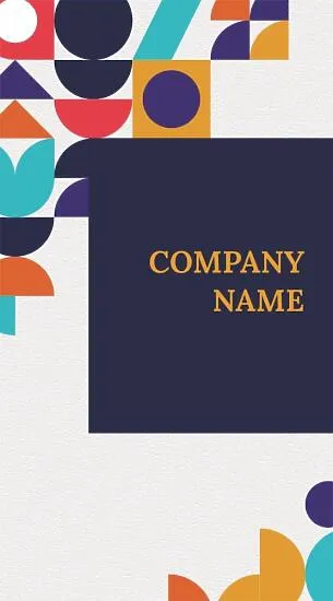 Stylish business card template