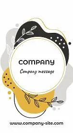 Stylish business card template