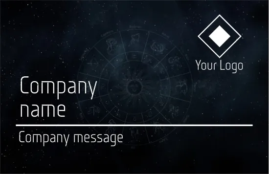 Astrologer's business card template