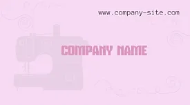 Seamstress business Card Template