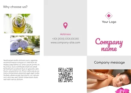 Spa Brochure Template