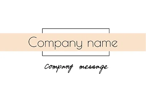 Abstract corporate business card template