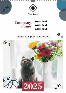 Veterinary Clinic Calendar Template
