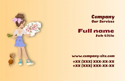 Children's Holidays Agency business card template