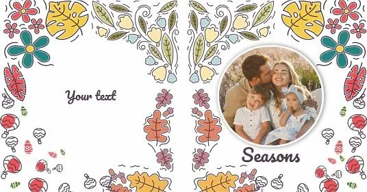 The Seasons photobook template
