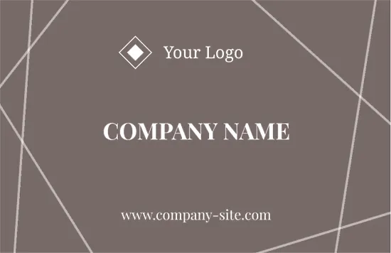 Architect's business card template