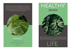 Healthy Lifestyle Brochure Template
