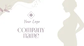 Gynecologist's business card template