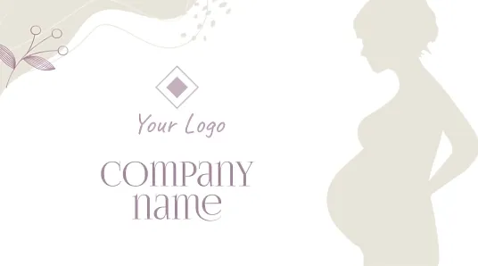 Gynecologist's business card template
