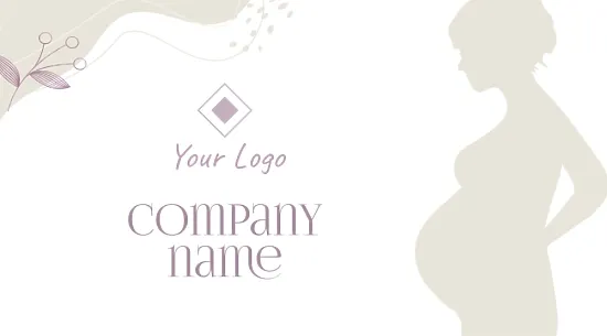 Gynecologist's business card template