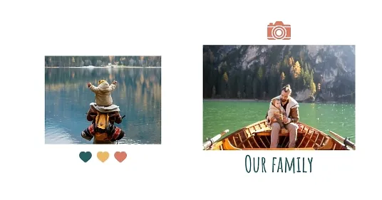 Our family photo book template