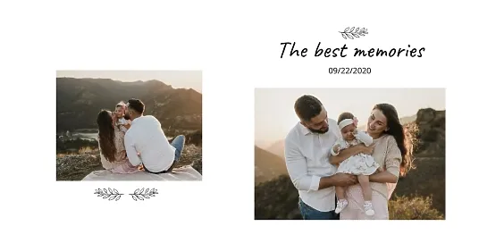 Family Photo Book Template