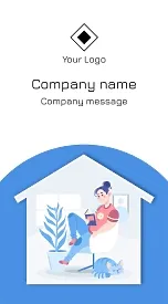 Interior designer business card template