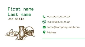 Farmer's business card template