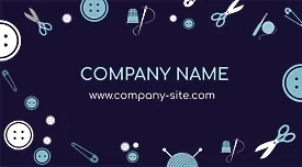 Sewing Factory business card template