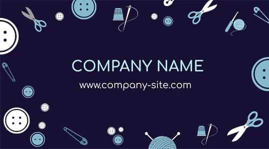 Sewing Factory business card template